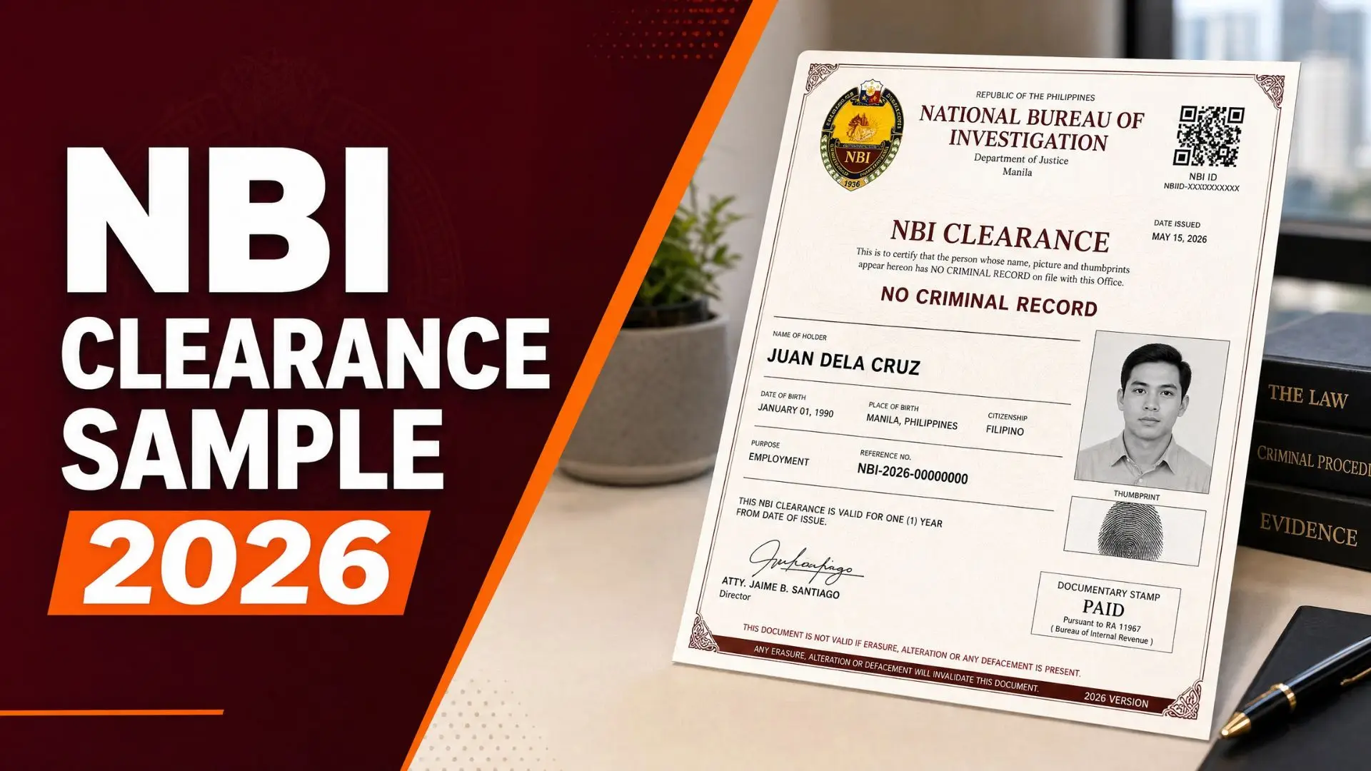 nbi clearance sample